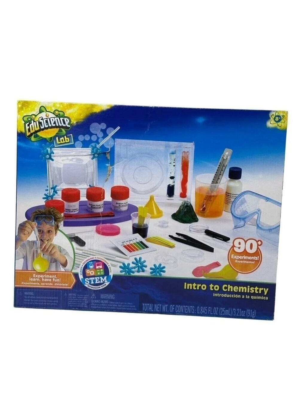 Edu-Science Lab Intro Chemistry STEM Kit Toys R Us READ Sealed 90+ Experiments